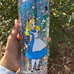 Starbucks Alice In Wonderland custom tumbler